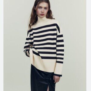 Zara Striped Knit Sweater